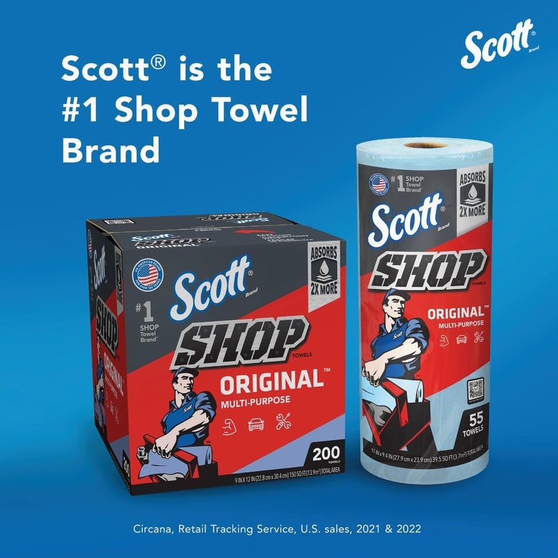 Scott Original Multi-Purpose Shop Towels - 2 Rolls - Image 2